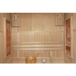 Sauna sucha z piecem MO-EA3 3-osobowa 150x120x190cm 3,5kW